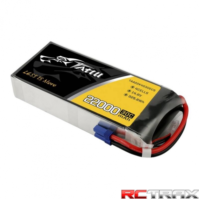 TATTU 22000mAh 14.8V 30C 4S1P Lipo Battery Pack with EC5