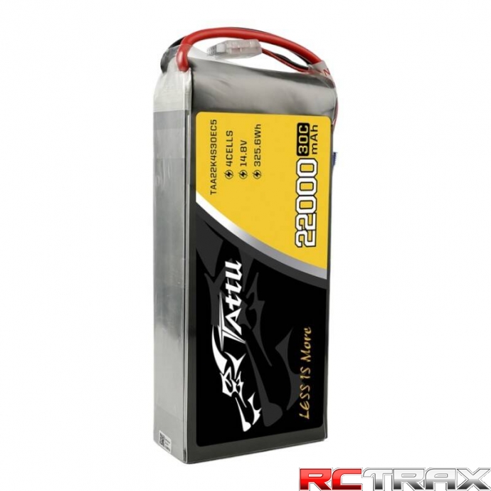 TATTU 22000mAh 14.8V 30C 4S1P Lipo Battery Pack with EC5