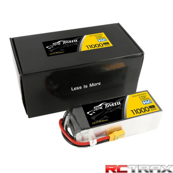Tattu 11000MAH 22.8V HV 25C 6S1P Lipo Battery Pack with XT90-S(anti-spark) Plug