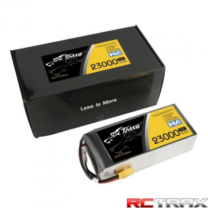 Tattu 23000mAh 22.8V 25C 6S1P Lipo Battery Pack With XT90-S