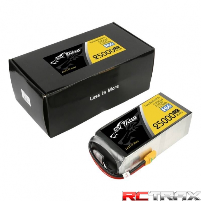 Tattu 25000mAh 22.8V 10C 6S1P Lipo Battery Pack With XT90-S