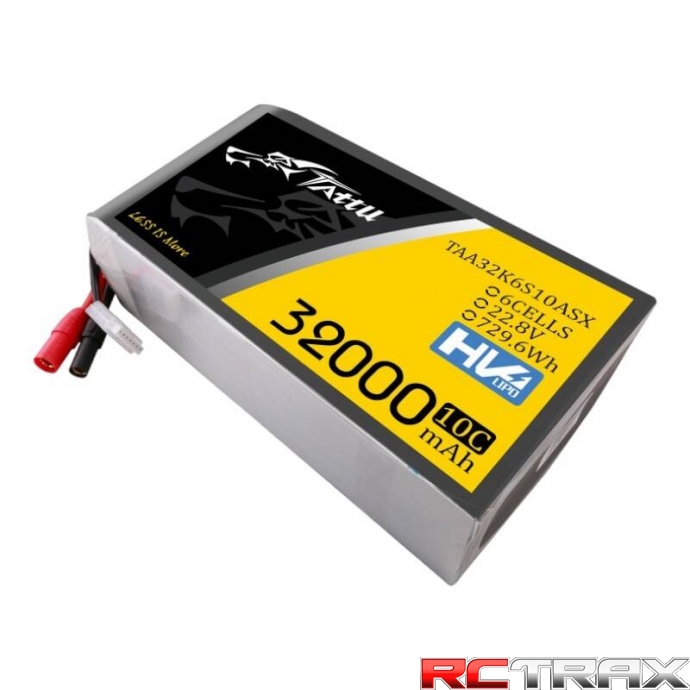 Tattu 32000mAh 22.2V 25C 6S1P Lipo Battery Pack with AS150+XT150