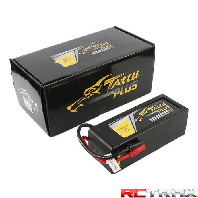 Tattu Plus 10000mAh 22.2V 25C 6S1P Lipo Battery Pack with AS150+XT150 plug
