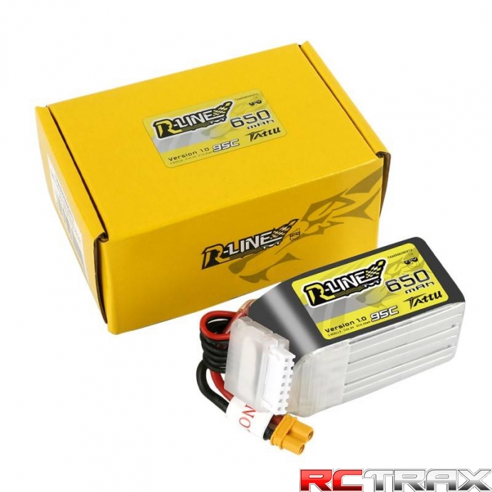 Tattu R-Line 650mAh 22,2V 95C 6S1P XT30U-F Battery