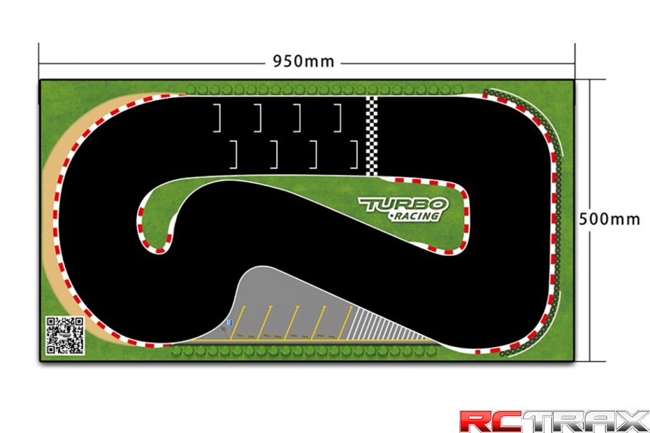 Turbo Racingtor do sportu / wyścigów (500x950mm)