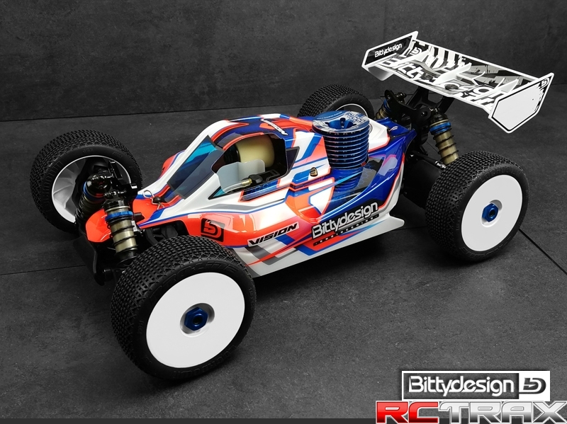 Bittydesign karoseria przeźroczysta ASSOCIATED RC8 B3.1/RC8 B3.2 - wstępnie wycięta