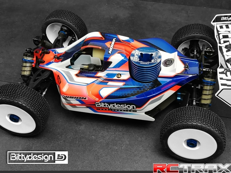Bittydesign karoseria przeźroczysta ASSOCIATED RC8 B3.1/RC8 B3.2 - wstępnie wycięta