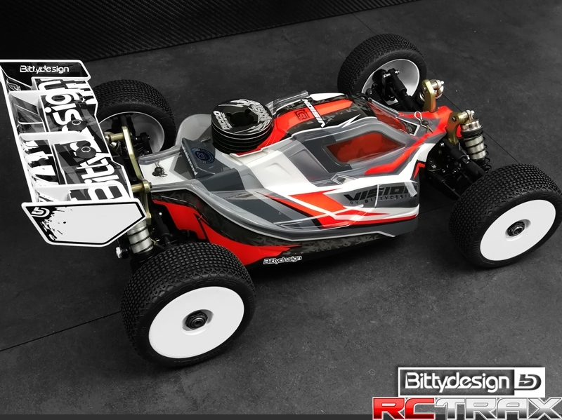 Bittydesign karoseria przeźroczysta Kyosho MP10 - wstępnie wycięta