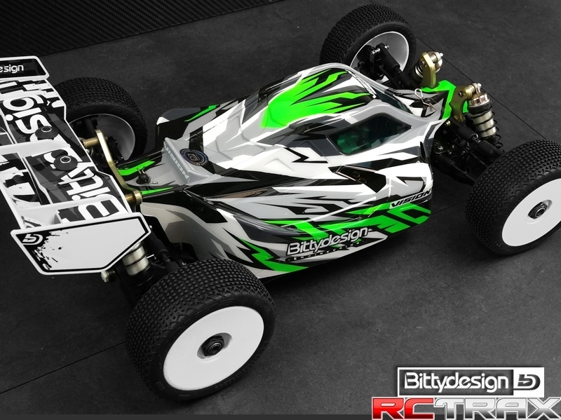 Bittydesign karoseria przeźroczysta Kyosho MP10E - wstępnie wycięta