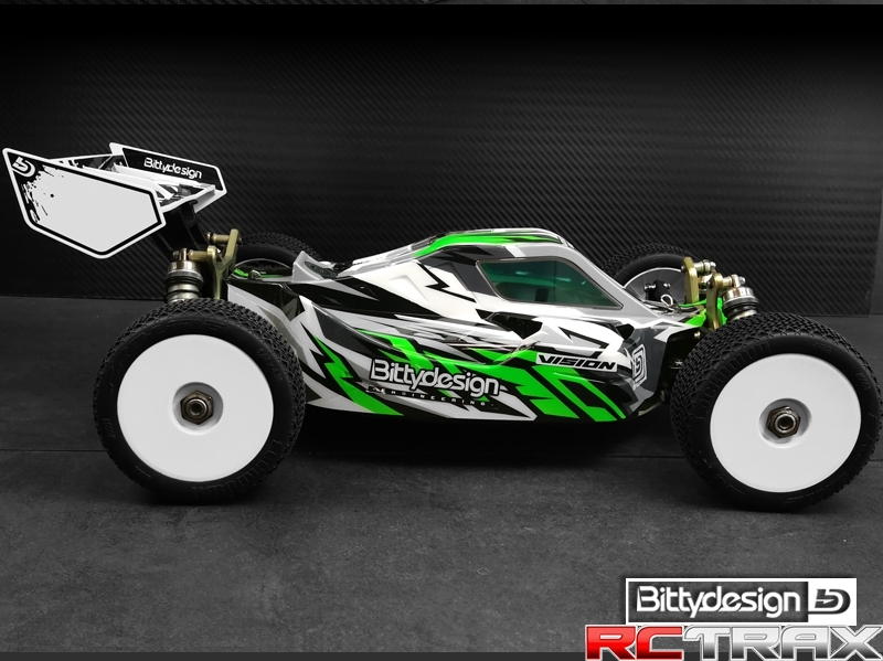 Bittydesign karoseria przeźroczysta Kyosho MP10E - wstępnie wycięta