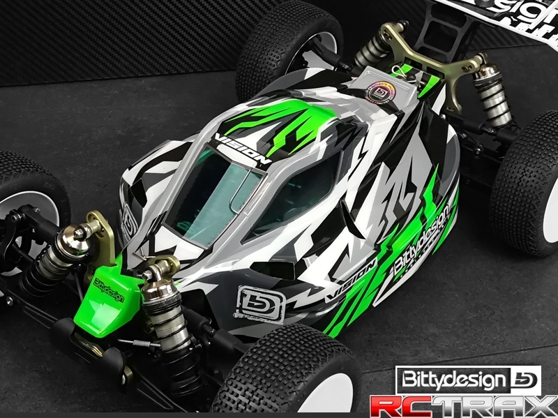 Bittydesign karoseria przeźroczysta Kyosho MP10E - wstępnie wycięta