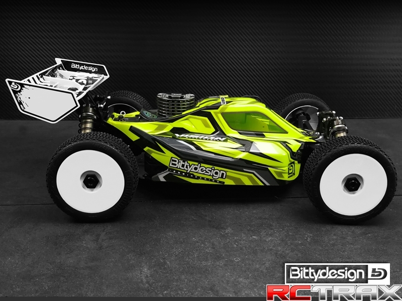 Bittydesign karoseria przeźroczysta XRAY XB8 2020 - wstępnie wycięta