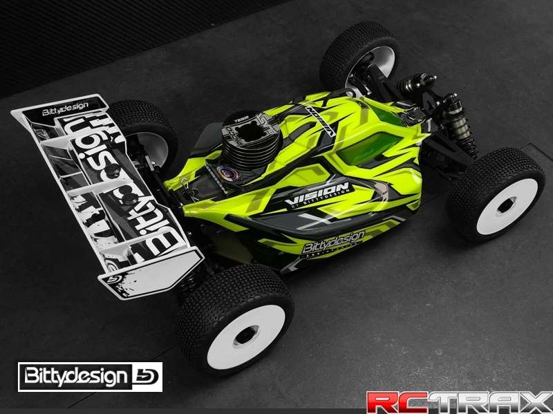 Bittydesign karoseria przeźroczysta XRAY XB8 2020 - wstępnie wycięta