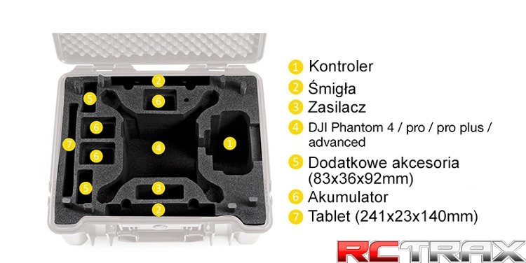 Walizka B&W do DJI Phantom 4 / 4 Adv / 4 Adv Plus / 4 Pro / 4 Pro Plus 