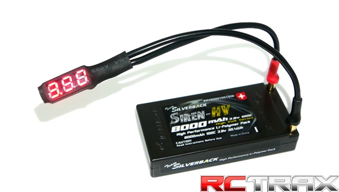 Wskaźnik napięcia pakietów LiPo banan 4 / 5mm
