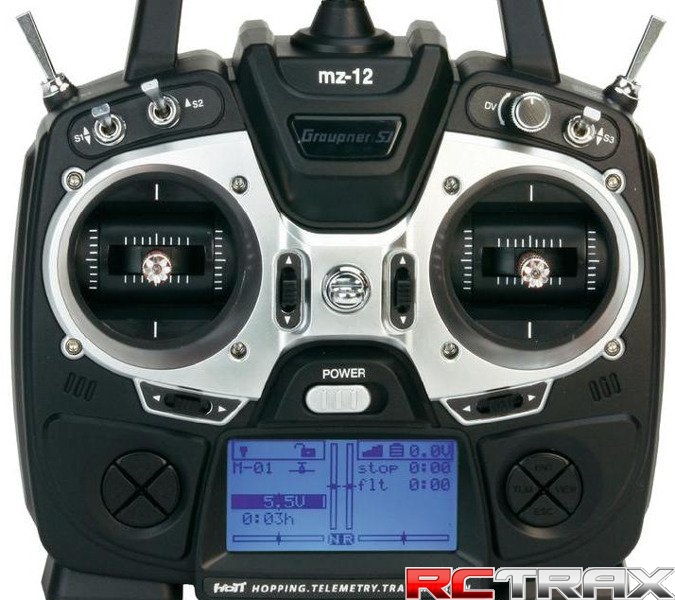 Zestaw nadajnik Graupner MZ-12 2.4GHz HoTT + 2x odbiornik GR-12L