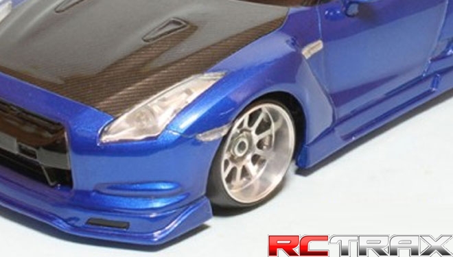 Garage Hiro Aero Parts Set Ver.1 White For Kyosho Mini-Z NISSAN R35 GT-R