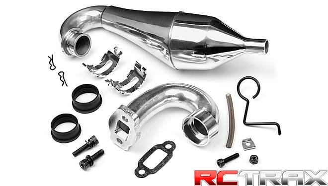 ALUMINUM TUNED PIPE SET (POLISHED/BAJA 5B)