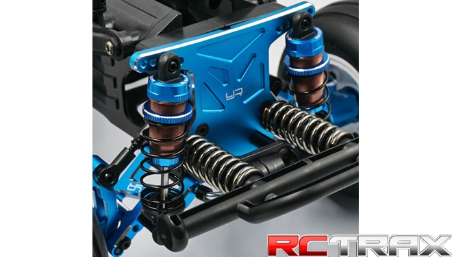 Amortyzatory Yeah Racing Aluminum Big Bore Go 55mm Damper Set 4pcs for 1/10 RC Touring Car Blue