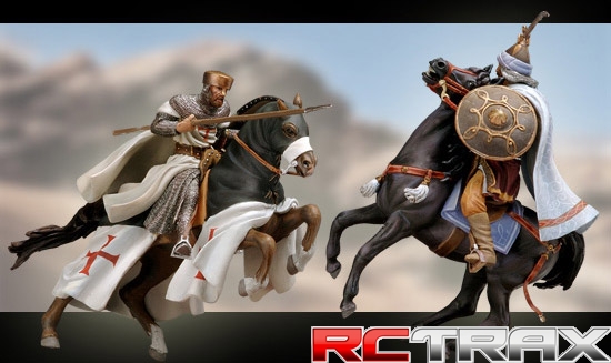 Andrea SM-F56 Saladino on Horseback XII c. figurka konna z metalu