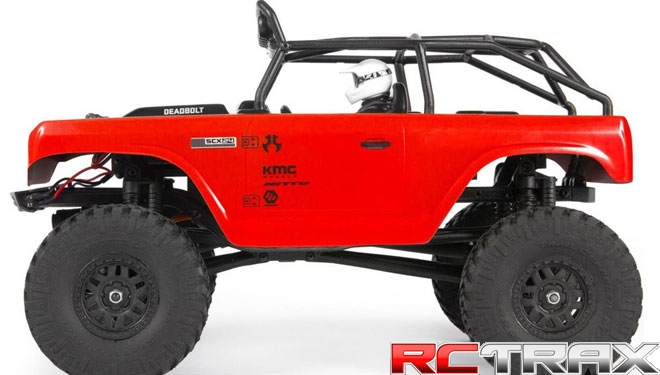 Axial SCX24 Deadbolt 1:24 4WD RTR - red