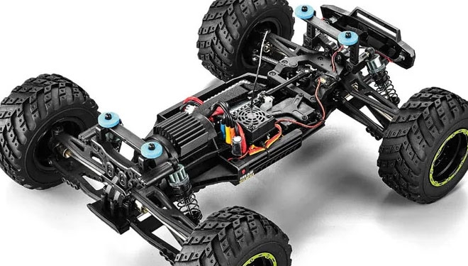 Maverick BlackZon Smyter Turbo RC MT+ oświetlenie LED