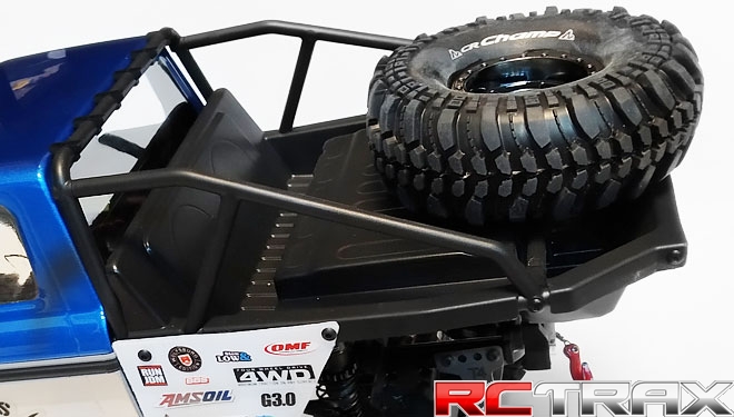 Carisma 16334 SCA-1E Rear Half Bed Cage Set (For 285mm & 313mm WB)