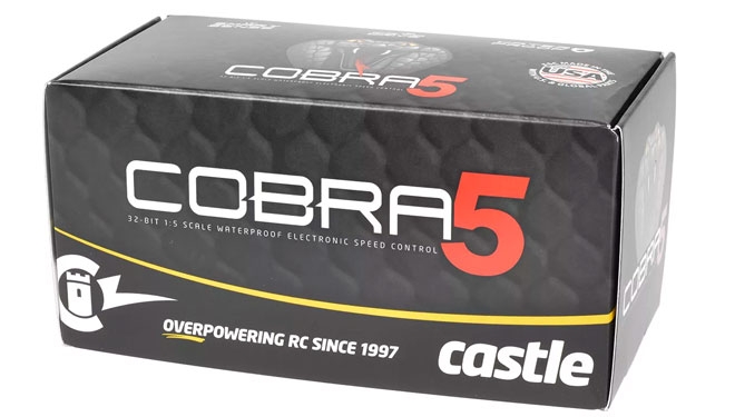 Silnik + regulator Castle Creations COBRA-5 3-8S 2028-1100KV Sensorowany