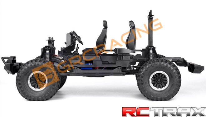 Cockpit Interior Kit Black Traxxas TRX-4 Defender wnętrze do modelu