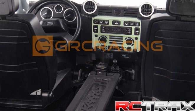 Cockpit Interior Kit Black Traxxas TRX-4 Defender wnętrze do modelu