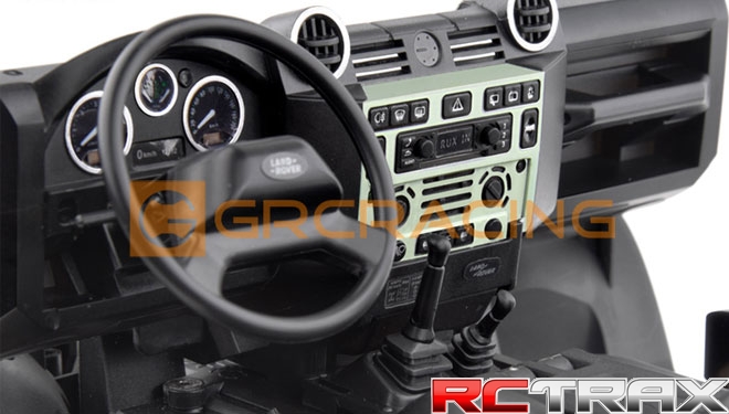 Cockpit Interior Kit Black Traxxas TRX-4 Defender wnętrze do modelu