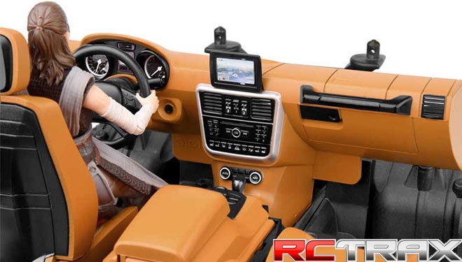Cockpit Interior Kit Orange Traxxas TRX-4 Mercedes G500 wnętrze do modelu
