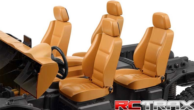 Cockpit Interior Kit Orange Traxxas TRX-4 Mercedes G500 wnętrze do modelu