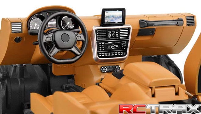 Cockpit Interior Kit Orange Traxxas TRX-4 Mercedes G500 wnętrze do modelu