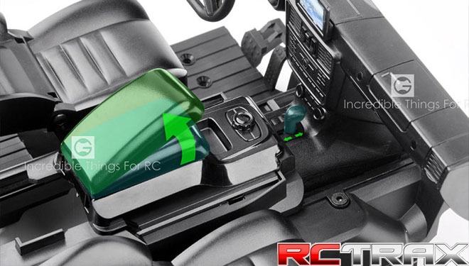 GRC Cockpit Interior Kit Black For Traxxas TRX-4 G500 Benz TRX-6 G63 wnętrze do modelu