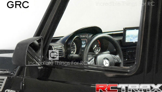 GRC Cockpit Interior Kit Black For Traxxas TRX-4 G500 Benz TRX-6 G63 wnętrze do modelu
