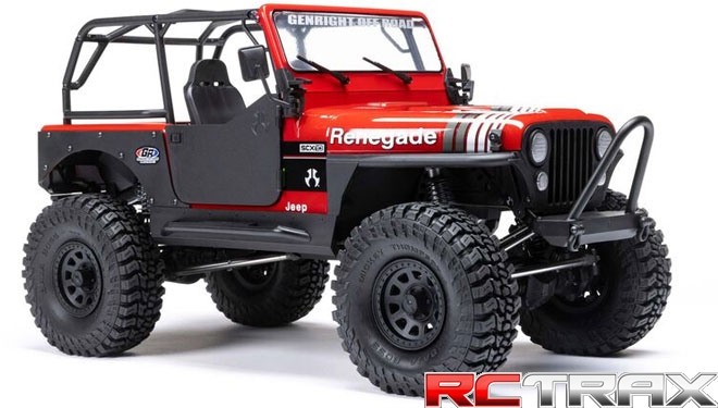Crawler AXIAL SCX10 III Jeep Willys CJ-7 4WD Brushed RTR - czerwony