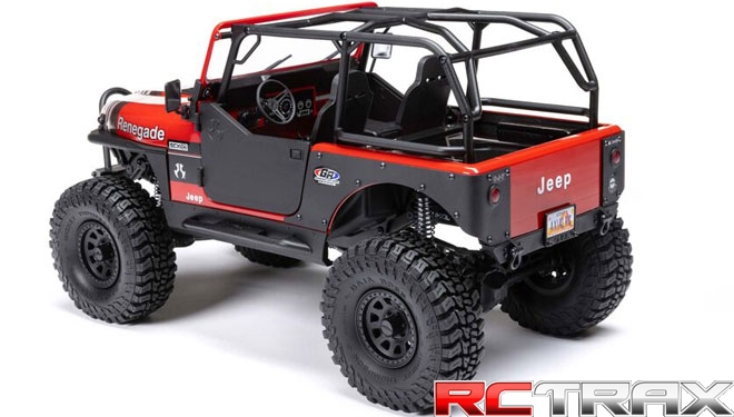Crawler AXIAL SCX10 III Jeep Willys CJ-7 4WD Brushed RTR - czerwony