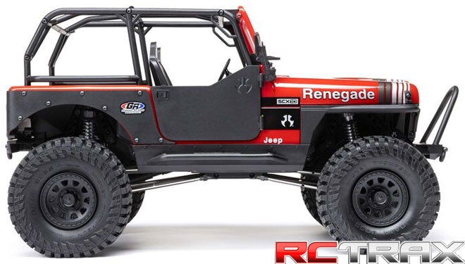 Crawler AXIAL SCX10 III Jeep Willys CJ-7 4WD Brushed RTR - czerwony