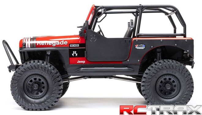 Crawler AXIAL SCX10 III Jeep Willys CJ-7 4WD Brushed RTR - czerwony