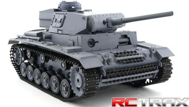 Czołg zdalnie sterowany German Panzer III PzKpfw III Ausf. L 2.4 GHz 1:16 Grey V.3