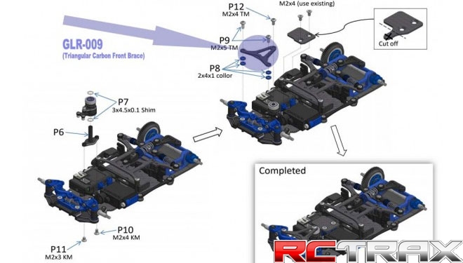 GL-Racing GLR Aluminum Servo Saver Set