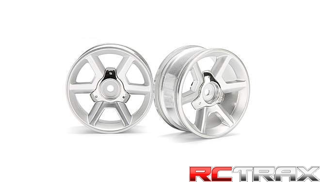 GT WHEEL SILVER (6mm OFFSET/2pcs)