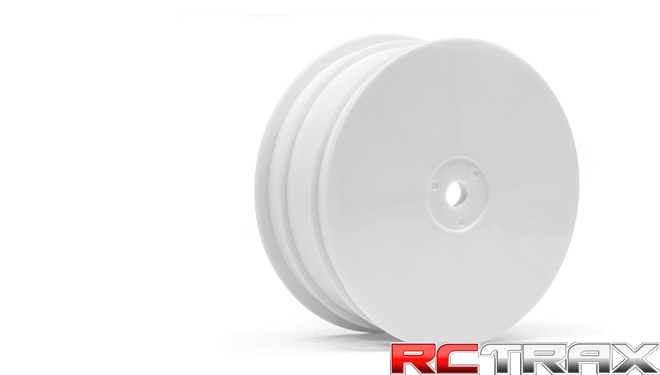 HB Racing 112771 1/10 BUGGY FRONT WHEEL (WHITE/2PC