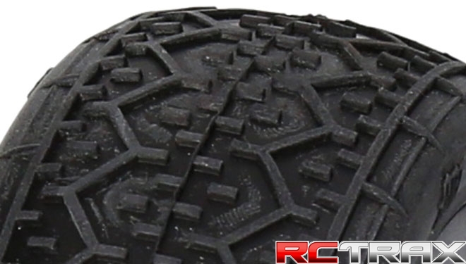 PERFORMA RACING Beams Mounted Tire (Pink Compound/Carbon Wheel/1:8 Buggy) 2szt