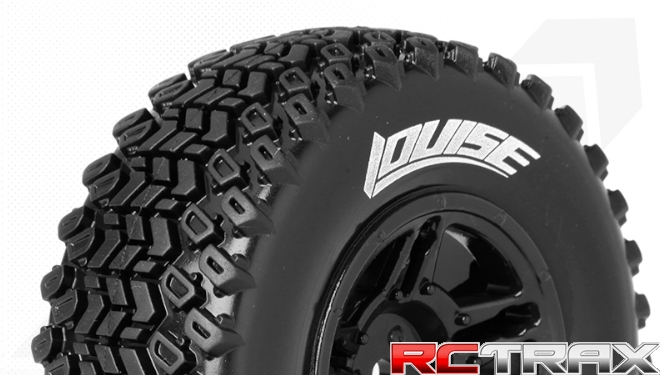 Louise RC - SC-HUMMER - 1-10 Short Course Tire Set - Mounted - Soft - Black Wheels - Hex 12mm - SLASH 2WD Rear - SLASH 4X4 F/R - L-T3224SBTR Louise RC - SC-HUMMER - 1-10 Short Course Tire Set - Mounted - Soft - Black Wheels - Hex 12mm - SLASH 2WD Rear - SLASH 4X4 F/R - L-T3224SBTR