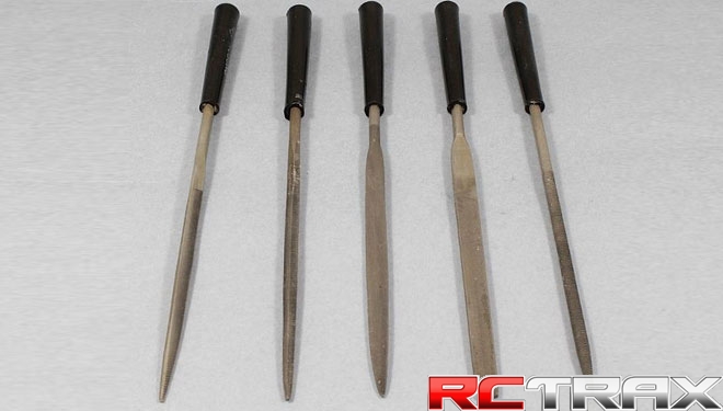 Zestaw 5 pilników modelarskich