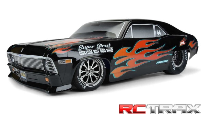 Hot Rod Shop (Red/Blue) Universal Graphics Kit: 1:10 and 1:8 Bodies