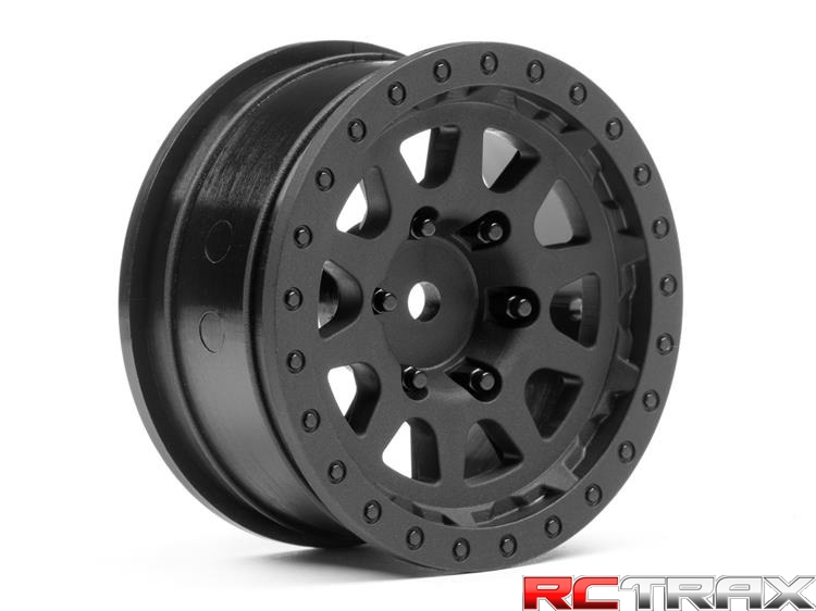 HPI 116840 CR-10 WHEEL 1.9 (BLACK/2PCS)