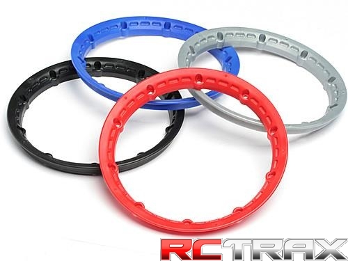 HPI 117334 HEAVY DUTY WHEEL BEAD LOCK RINGS (BLUE/FOR 2 WHEELS)